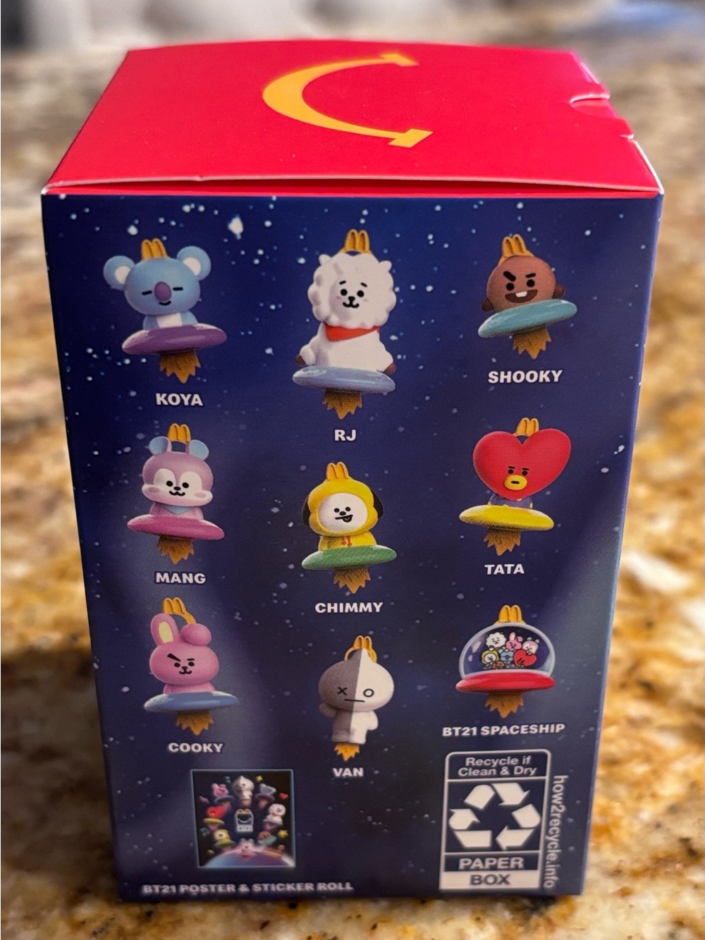 McDonald's 2026 BT21  Happy Meal Toy-Shooky (Unopened) - Picture 3 of 5